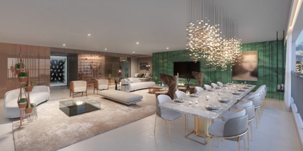 perspectiva apartamento 273m²